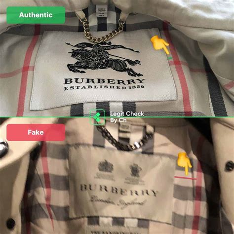 spotting fake burberry coat|burberry coat counterfeit.